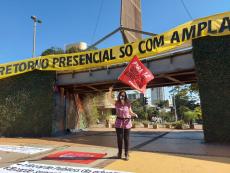 Dia Nacional de Luta- A Educao precisa Resistir- Praa Bandeira em Belo Horizonte